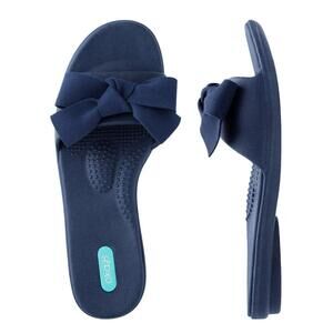 NEW OKA-B women's twiggy slide sandals in sapphire